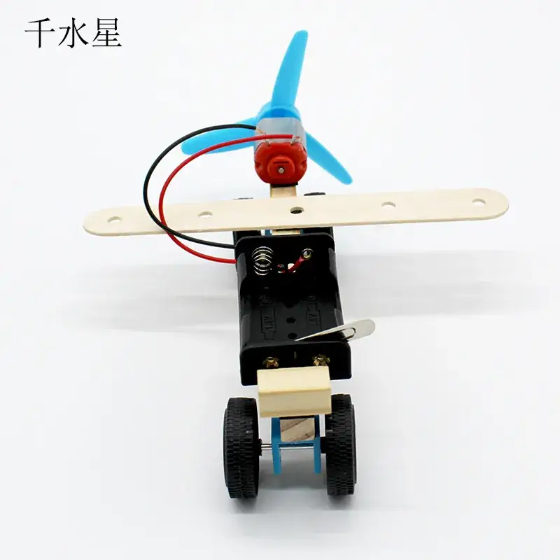 Wooden Mini Airplane for Kids Science Toy - Image 4