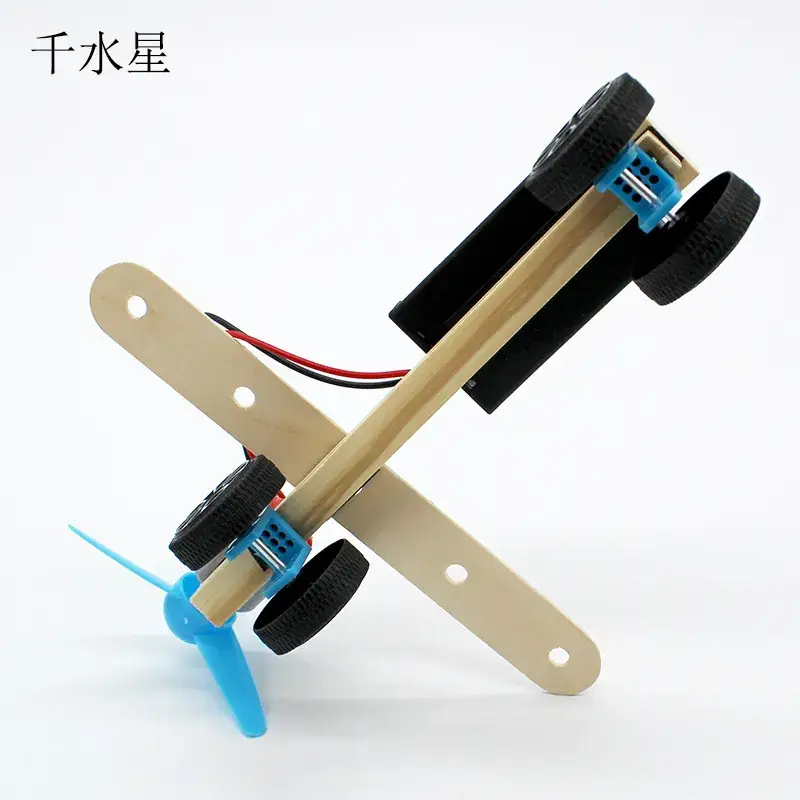 Wooden Mini Airplane for Kids Science Toy - Image 5