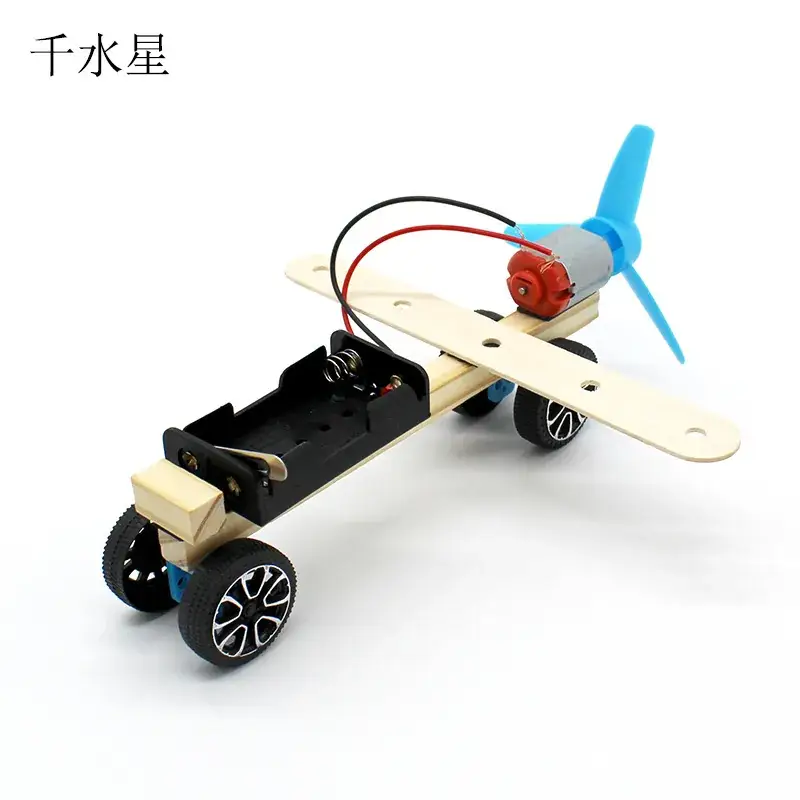 Wooden Mini Airplane for Kids Science Toy - Image 6