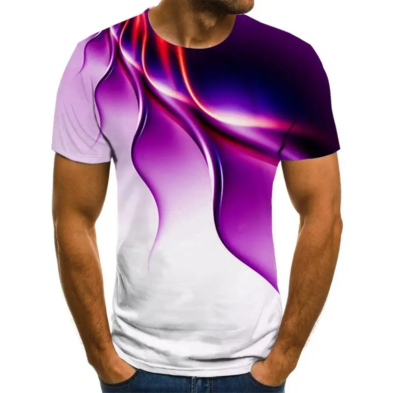 Men Green 3D Digital Printed T-Shirt Science Fiction Flare Series — feature 12