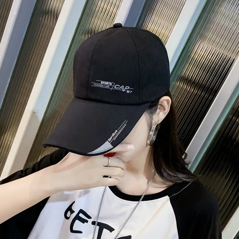 Women's Korean Style Sunshade Cap with Long Brim - Image 3