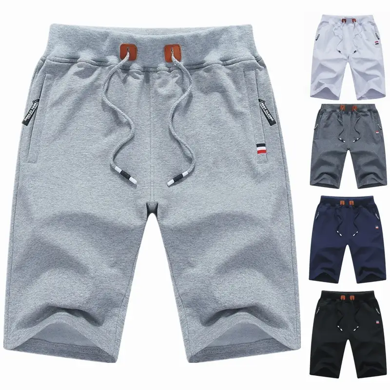 Men's Green Drawstring Casual Shorts Summer Wear