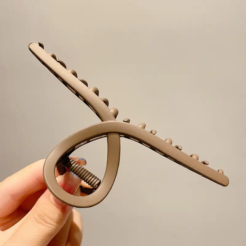 Pearl Flower Hair Clip 11cm Metal Grab - Image 40