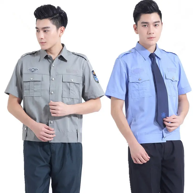 Men Grey Long Sleeve Shirt with Tie - Image 17