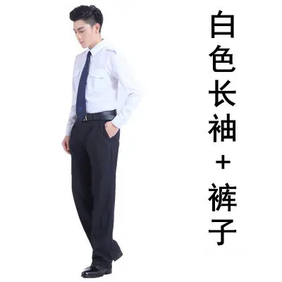 Men Grey Long Sleeve Shirt with Tie - Image 12