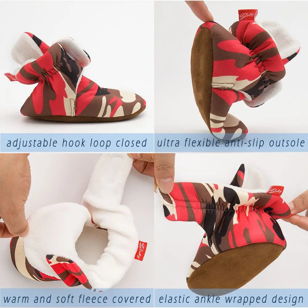 Autumn and winter New baby shoes soft bottom toddler shoes boots baby camouflage shoes shoes baby shoes - Image 4