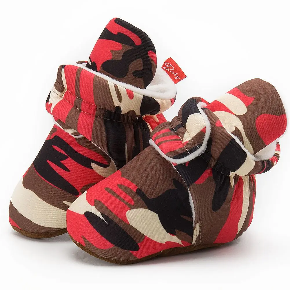 Autumn and winter New baby shoes soft bottom toddler shoes boots baby camouflage shoes shoes baby shoes