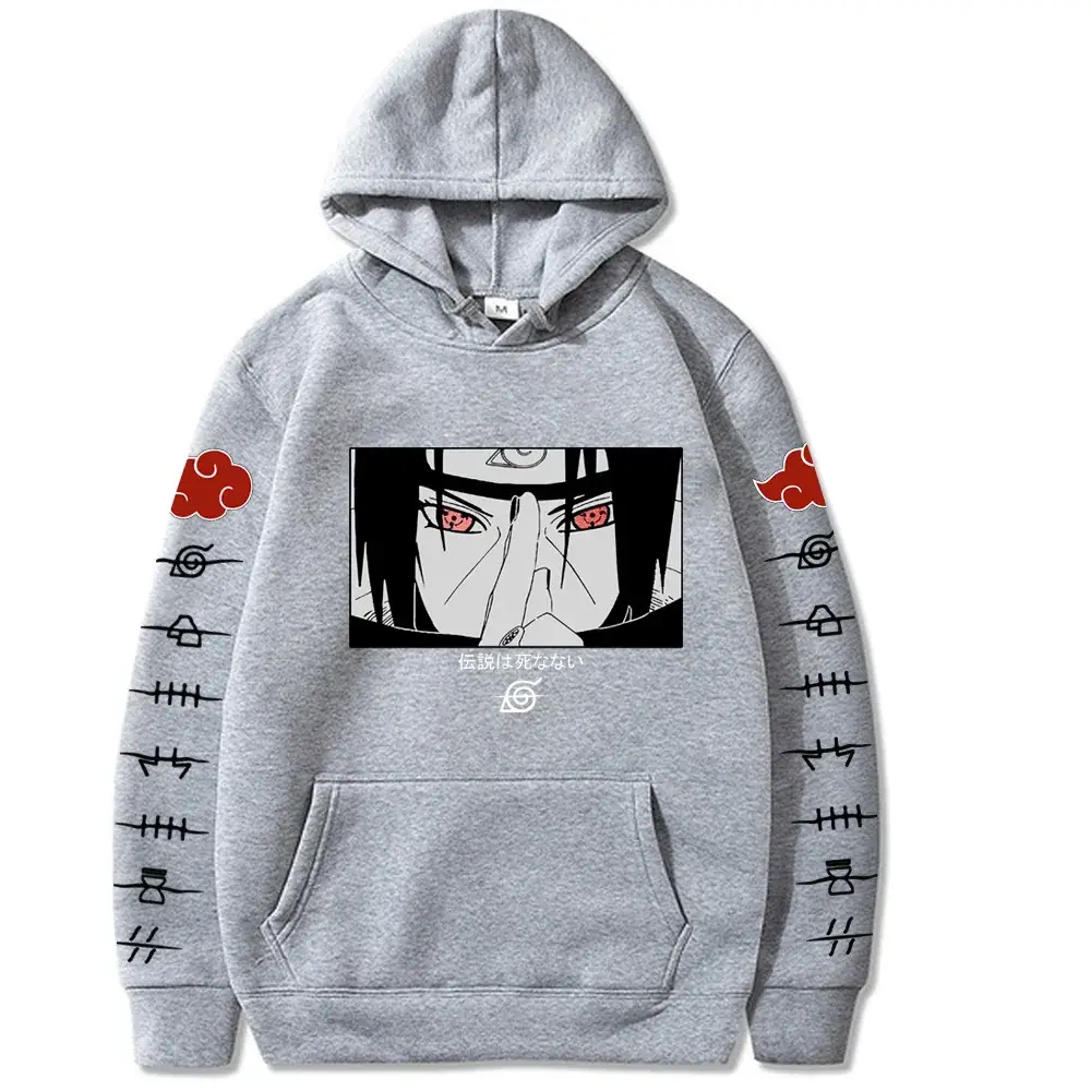 Naruto Cross-Brand Velvet Hoodie Yellow Men Women - Image 21