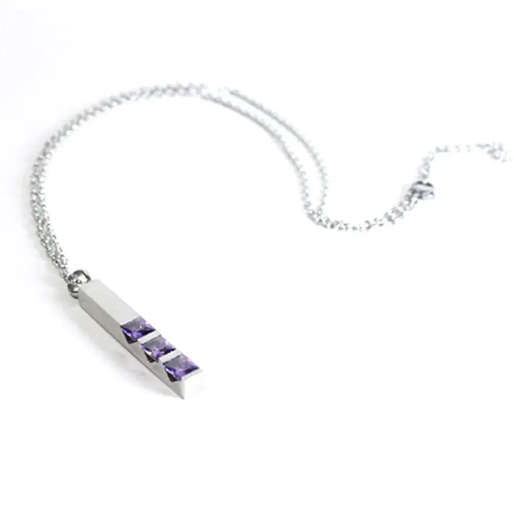 Titanium Diamond Necklace Women's Clavicle Chain New Color Umbrella Pendant - Image 5
