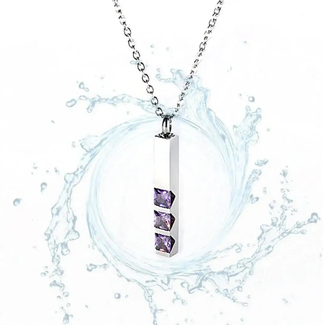 Titanium Diamond Necklace Women's Clavicle Chain New Color Umbrella Pendant