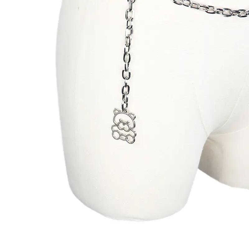 Silver Butterfly Waist Chain Women's Belt - Image 4