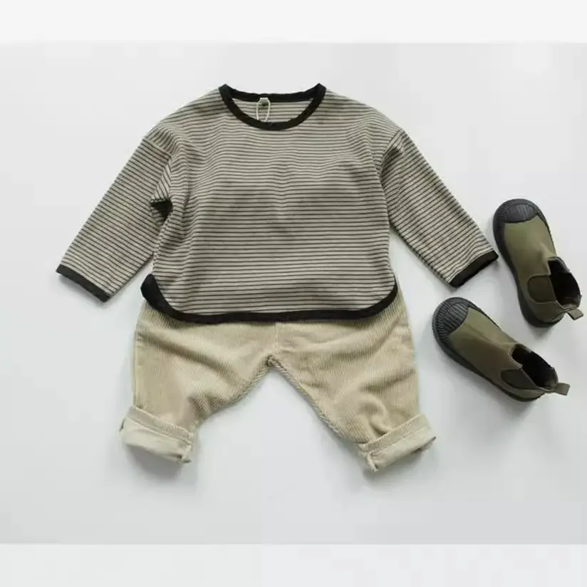 2026 Spring Boys Striped Long Sleeve T-Shirt - Image 4