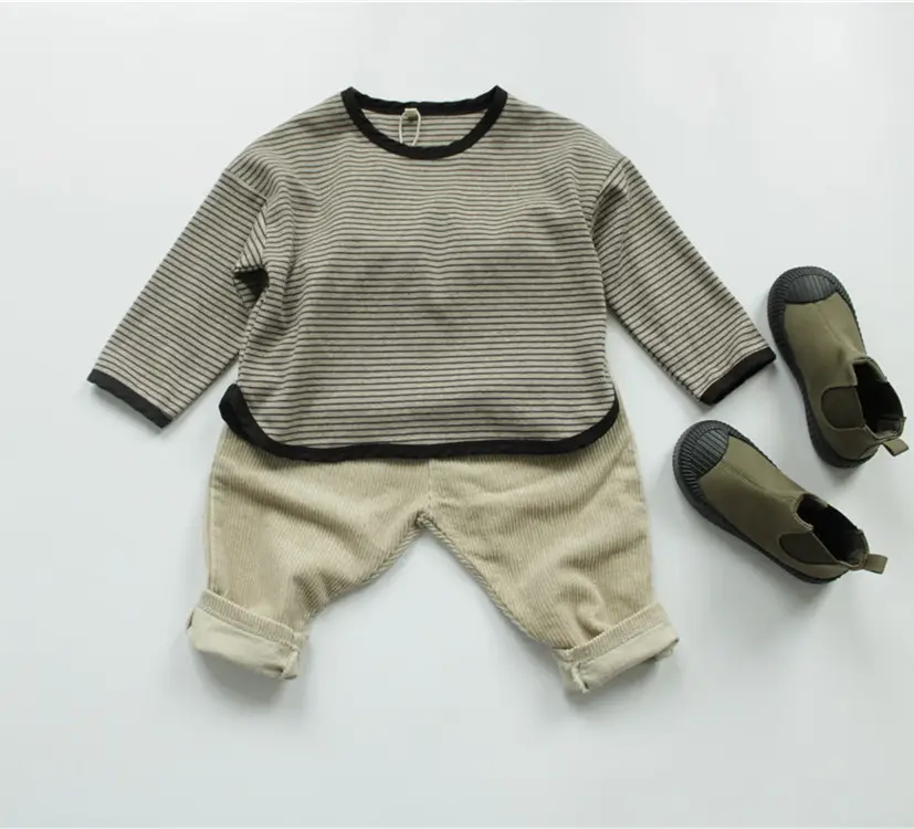2026 Spring Boys Striped Long Sleeve T-Shirt — feature 7
