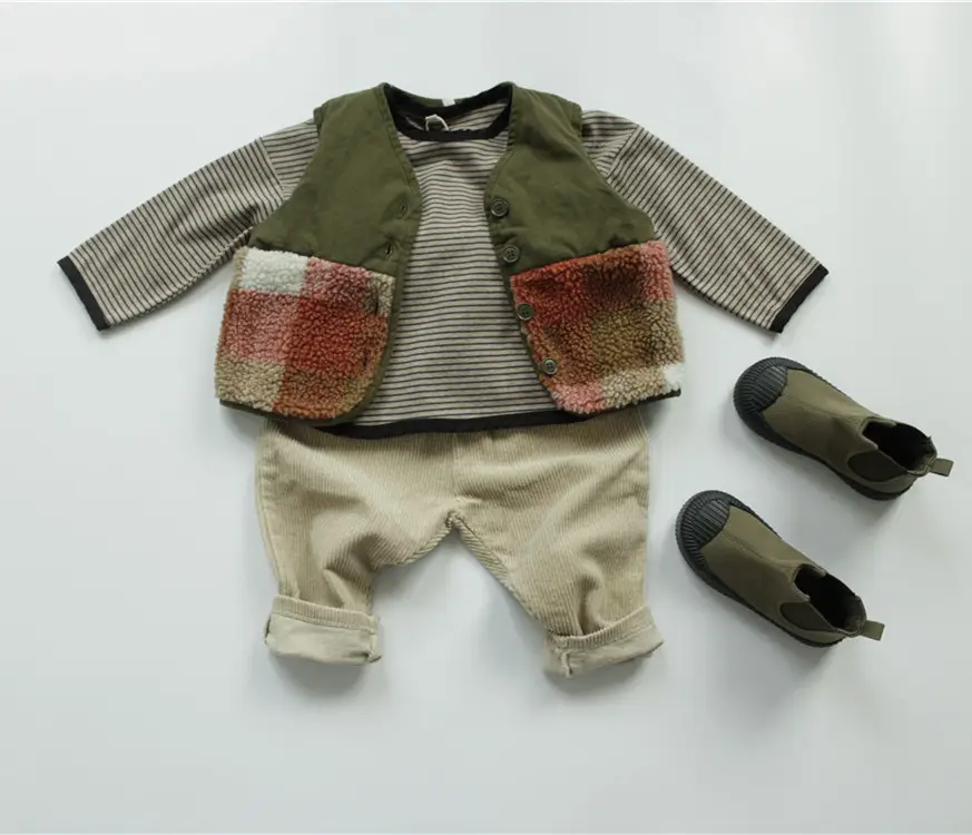 2026 Spring Boys Striped Long Sleeve T-Shirt — feature 9