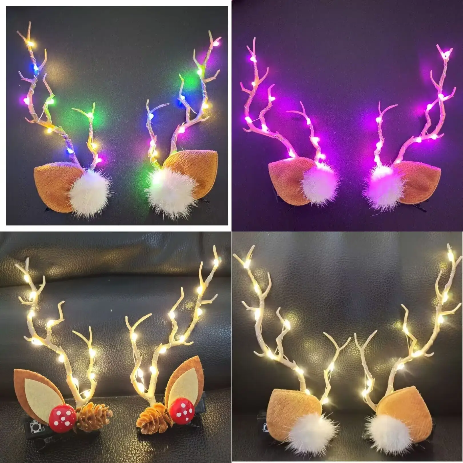 Luminous Antler Headband for Night Market & Concert Use - Image 52