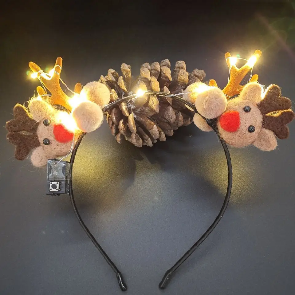 Luminous Antler Headband for Night Market & Concert Use - Image 11