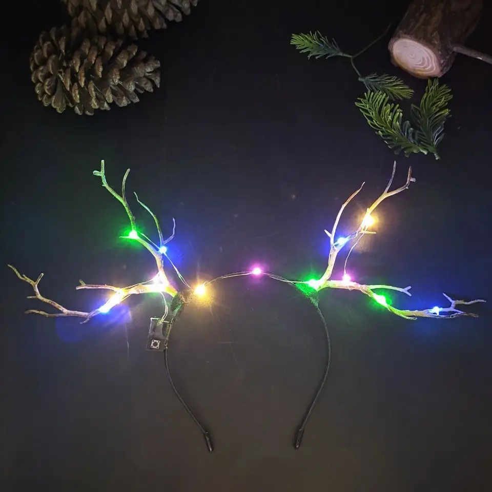 Luminous Antler Headband for Night Market & Concert Use - Image 15