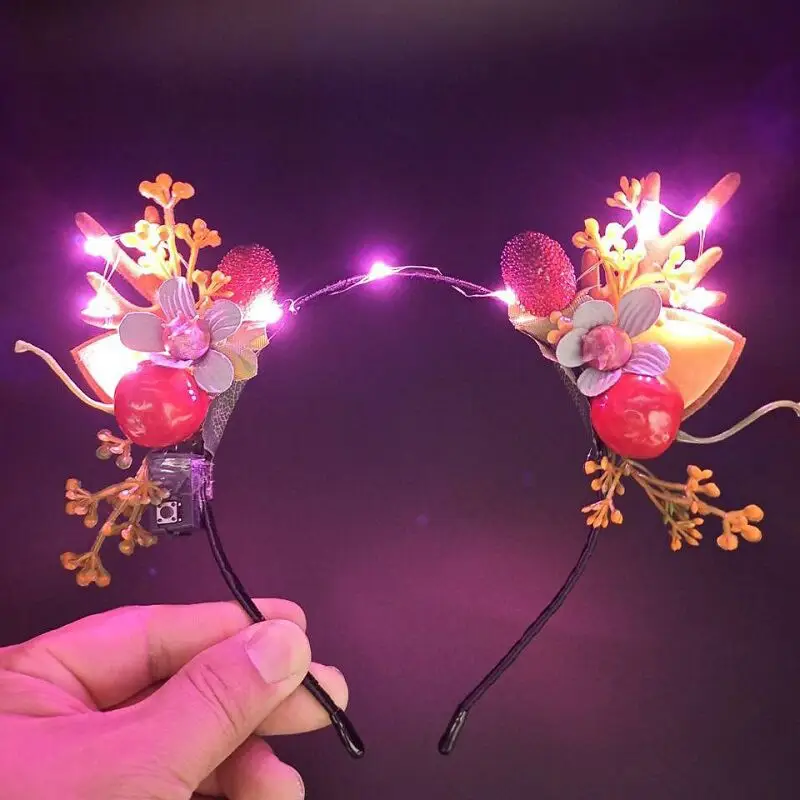 Luminous Antler Headband for Night Market & Concert Use - Image 19