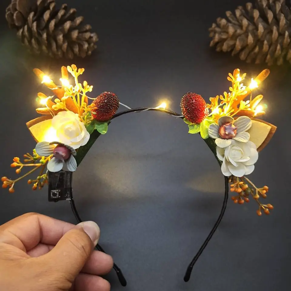 Luminous Antler Headband for Night Market & Concert Use - Image 20