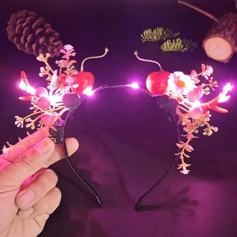 Luminous Antler Headband for Night Market & Concert Use - Image 24