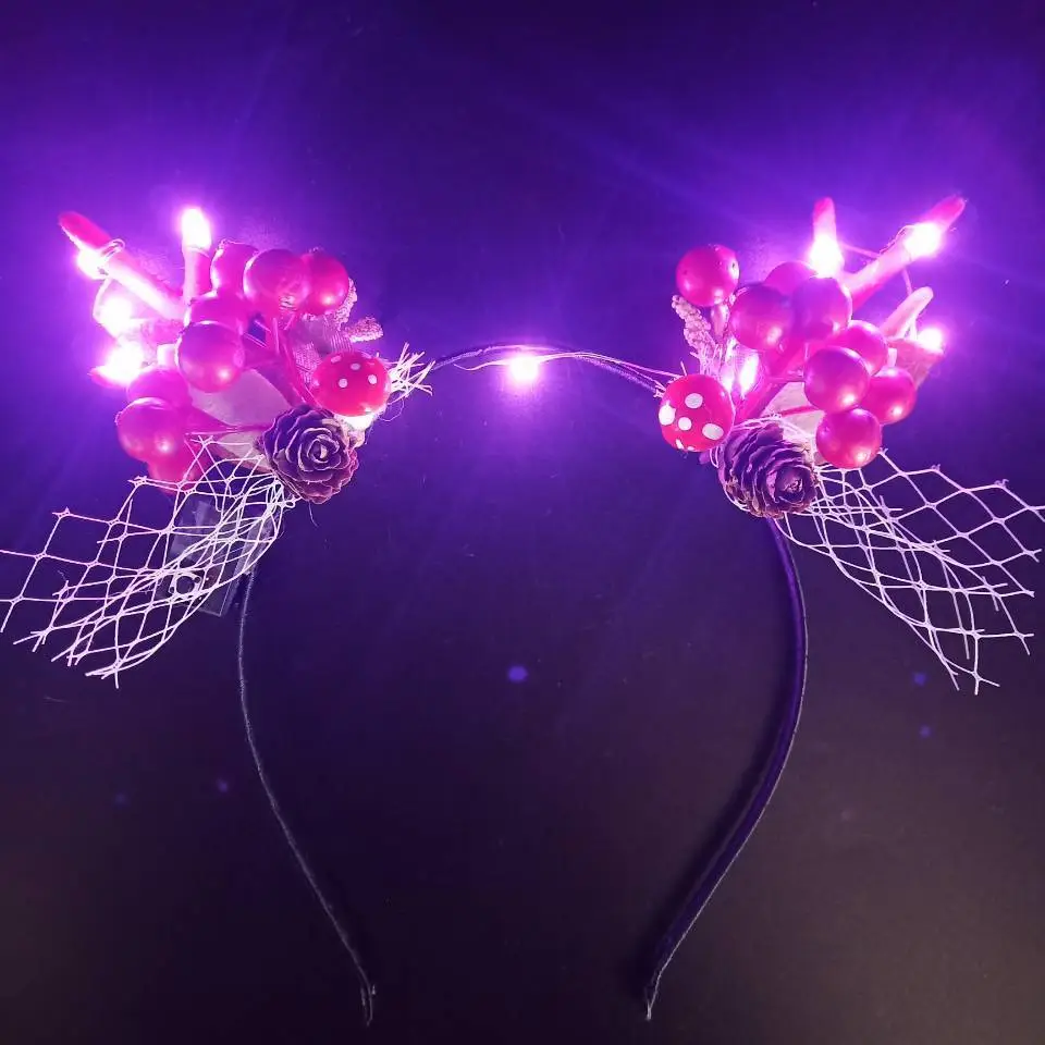 Luminous Antler Headband for Night Market & Concert Use - Image 26