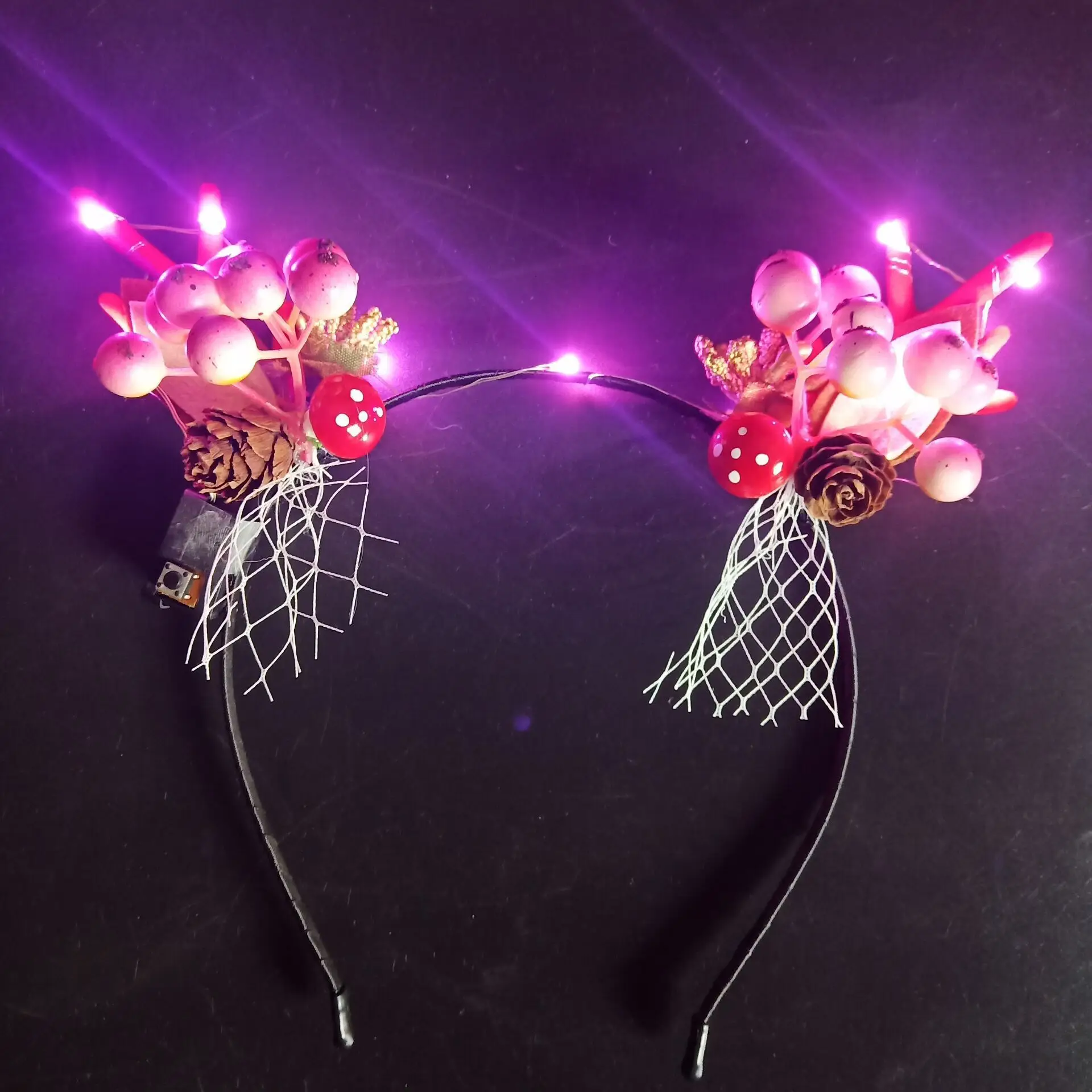 Luminous Antler Headband for Night Market & Concert Use - Image 27