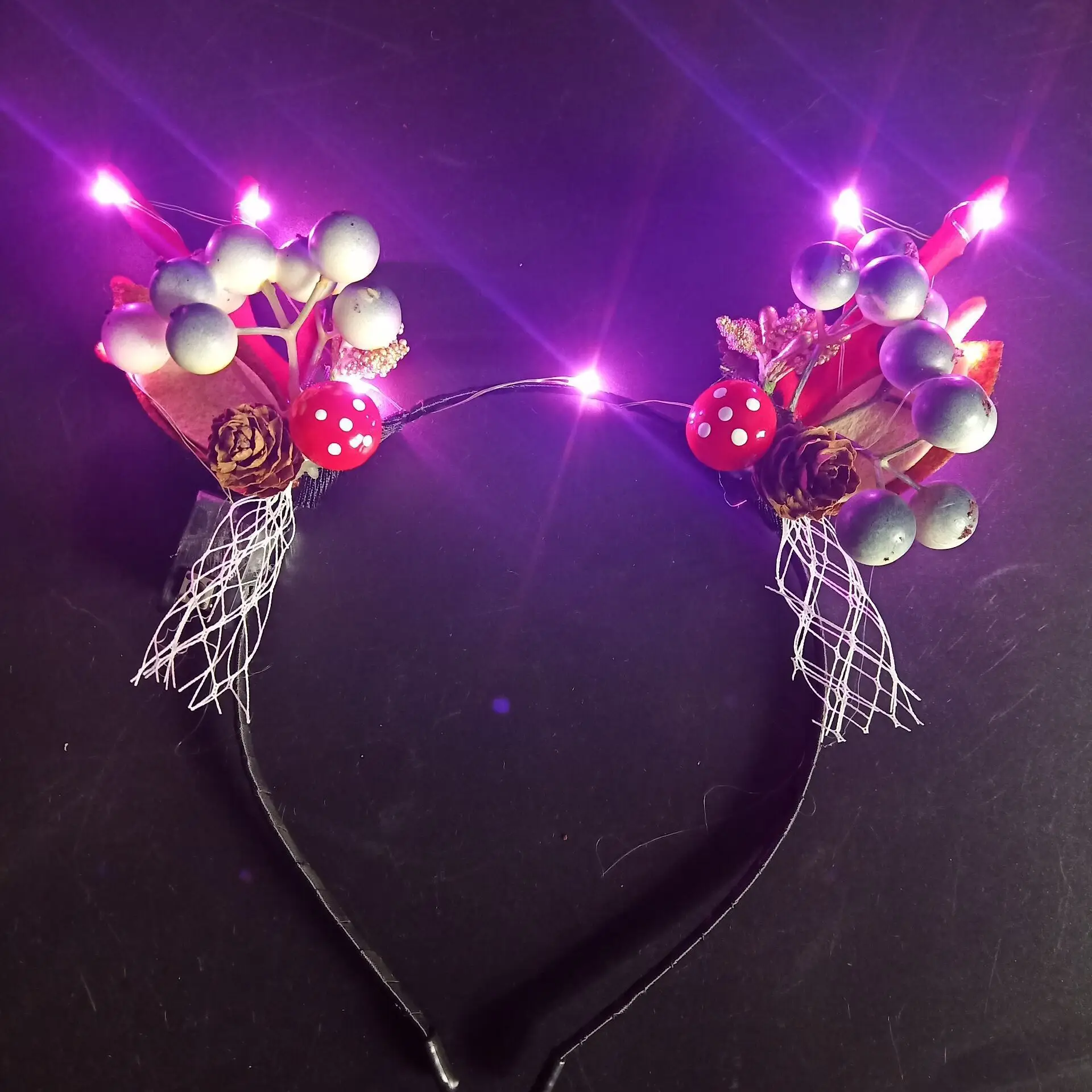 Luminous Antler Headband for Night Market & Concert Use - Image 29