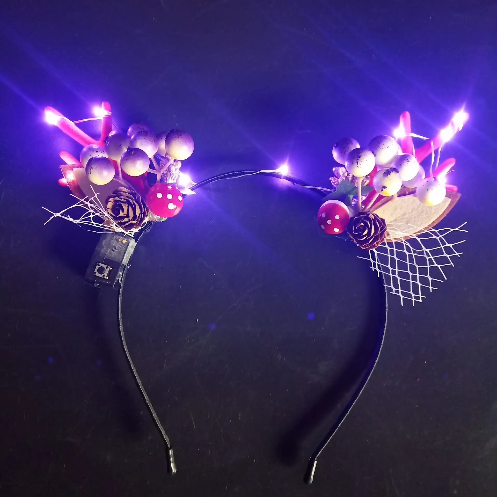 Luminous Antler Headband for Night Market & Concert Use - Image 31