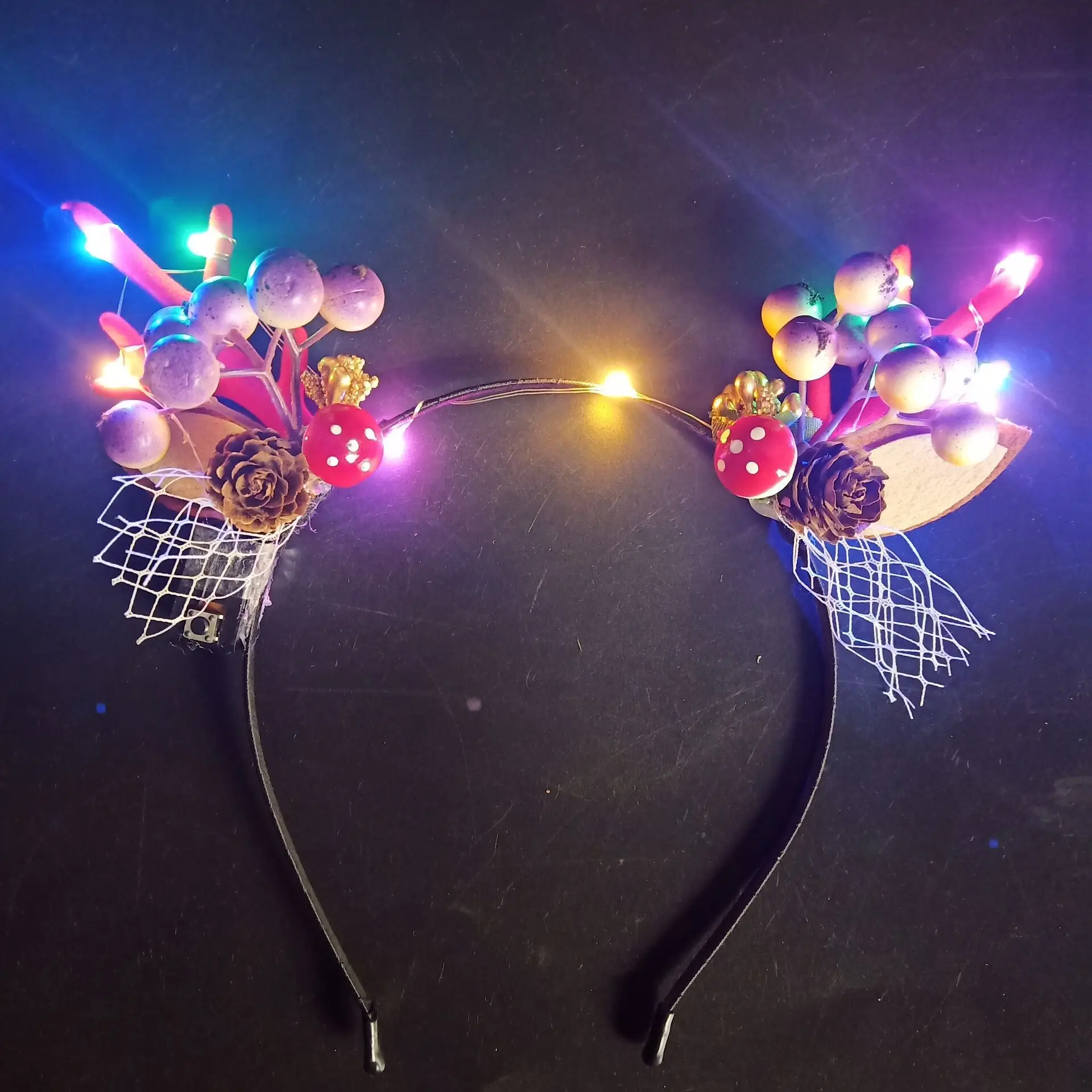 Luminous Antler Headband for Night Market & Concert Use - Image 32