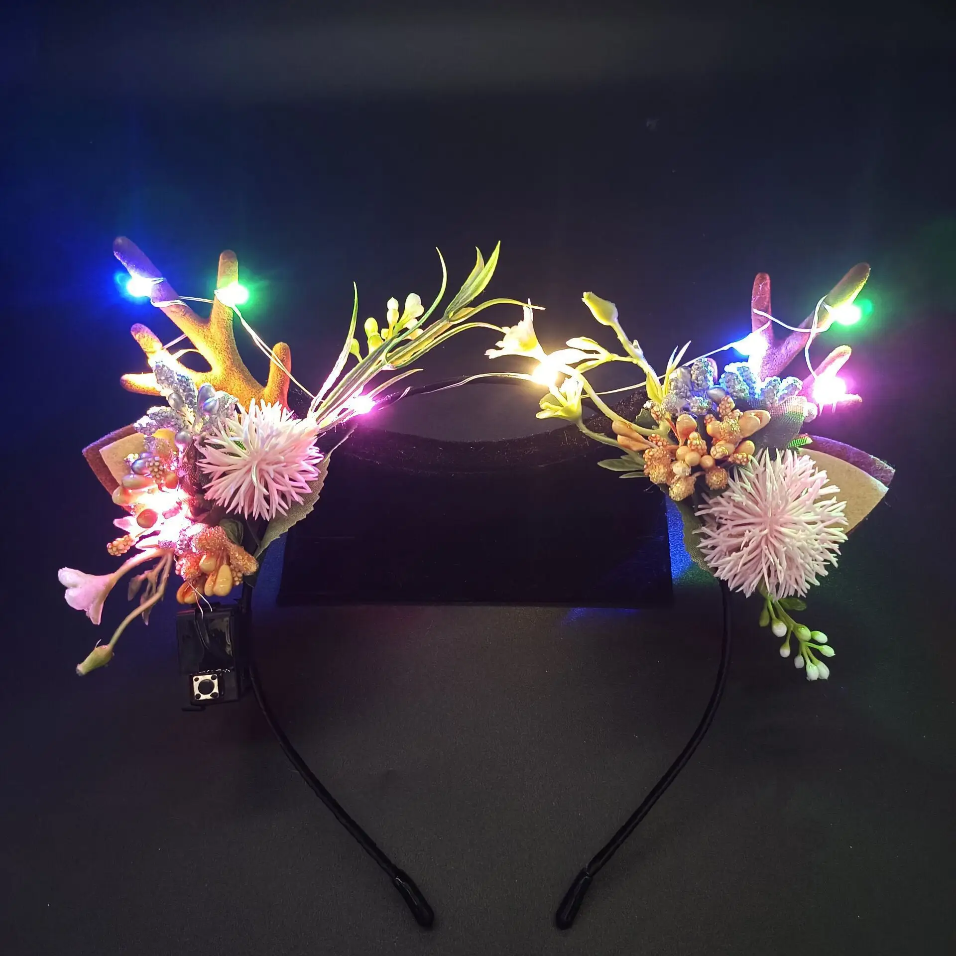 Luminous Antler Headband for Night Market & Concert Use - Image 42
