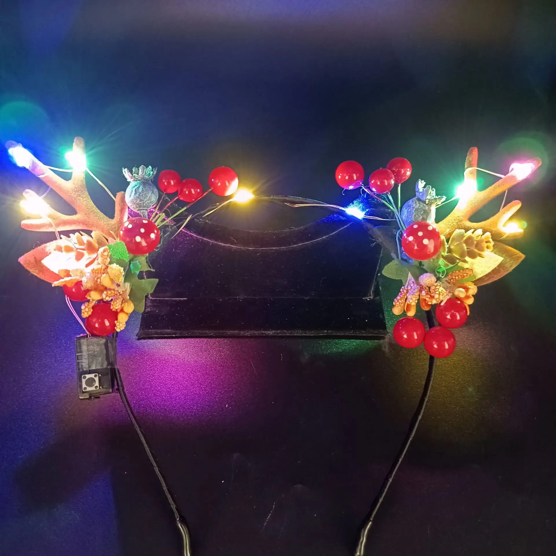 Luminous Antler Headband for Night Market & Concert Use - Image 44