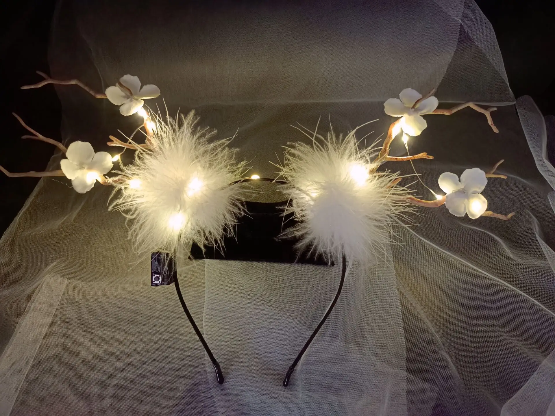 Luminous Antler Headband for Night Market & Concert Use - Image 47