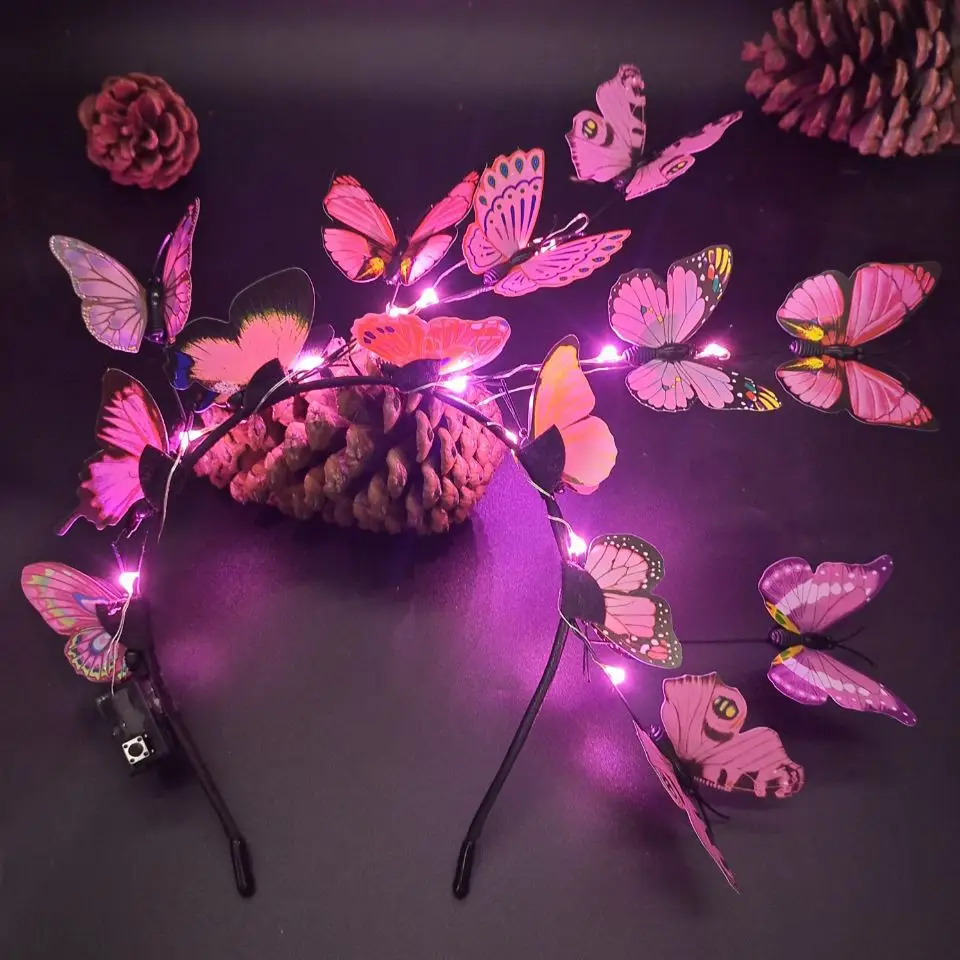 Luminous Antler Headband for Night Market & Concert Use - Image 51