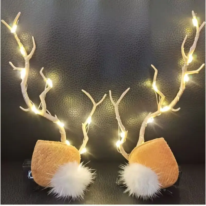 Luminous Antler Headband for Night Market & Concert Use - Image 6