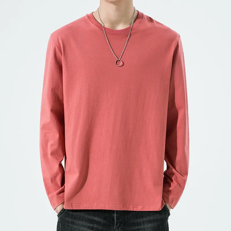 Men Long Sleeve T-Shirt Blue Spring Autumn 2025 - Image 5