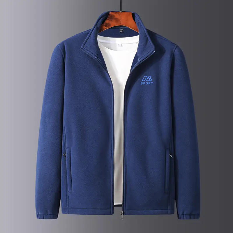 Men's 2023 Fleece Zipper Jacket Black