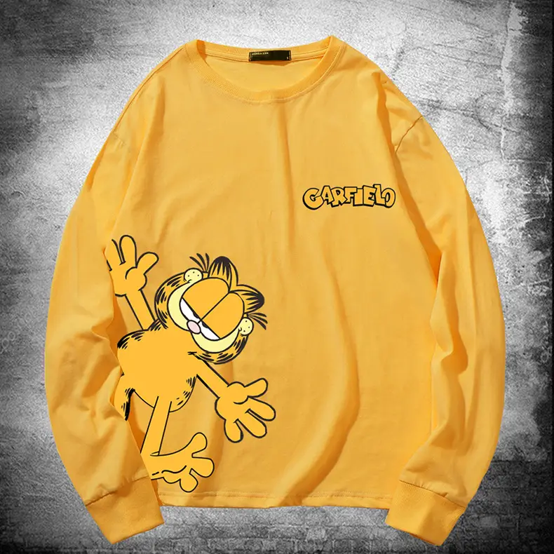 Men's Red Cartoon Long Sleeve T-Shirt - Image 13