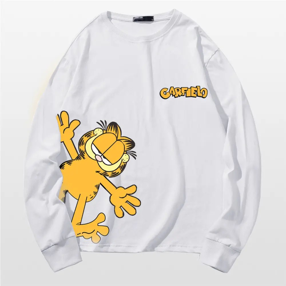Men's Red Cartoon Long Sleeve T-Shirt - Image 2