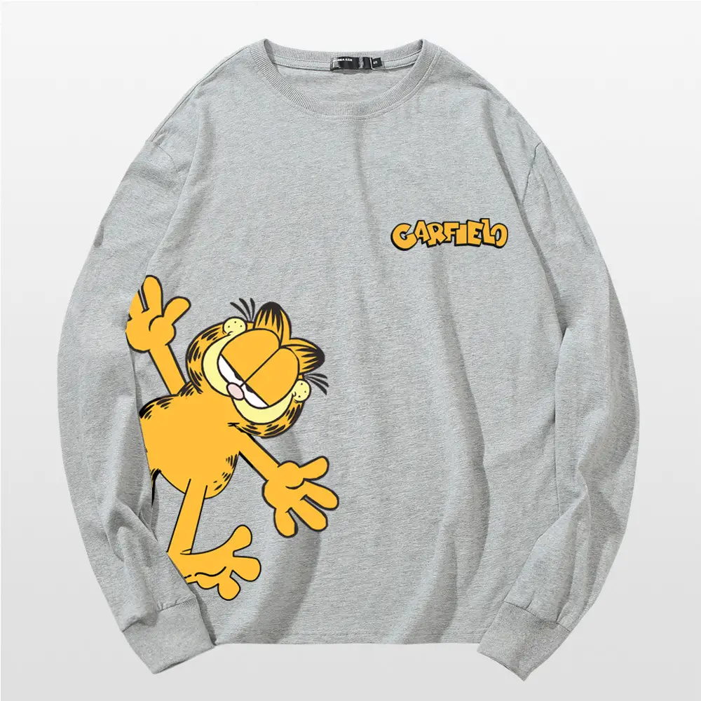 Men's Red Cartoon Long Sleeve T-Shirt - Image 7