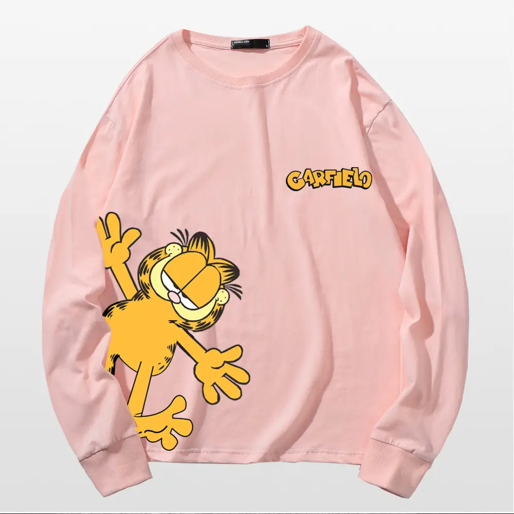 Men's Red Cartoon Long Sleeve T-Shirt - Image 8