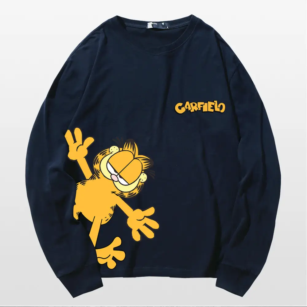 Men's Red Cartoon Long Sleeve T-Shirt - Image 9