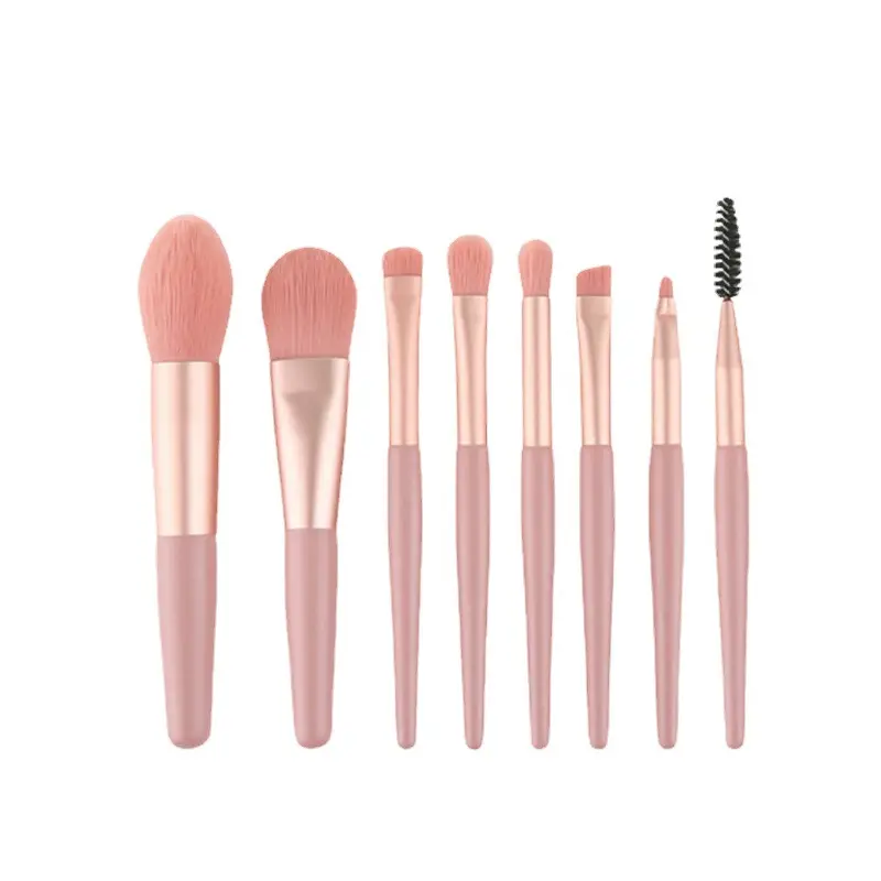 Morandi 8-Piece Mini Makeup Brush Set for Beginners