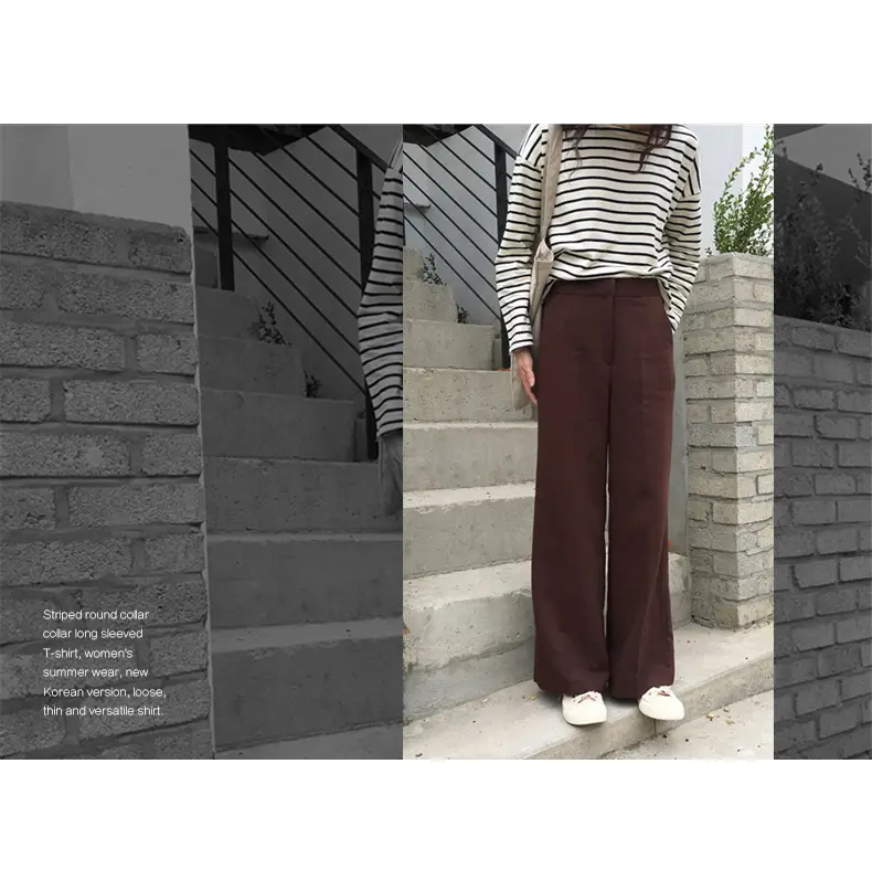 Women Striped Long Sleeve T-Shirt Autumn Winter 2020 — feature 10