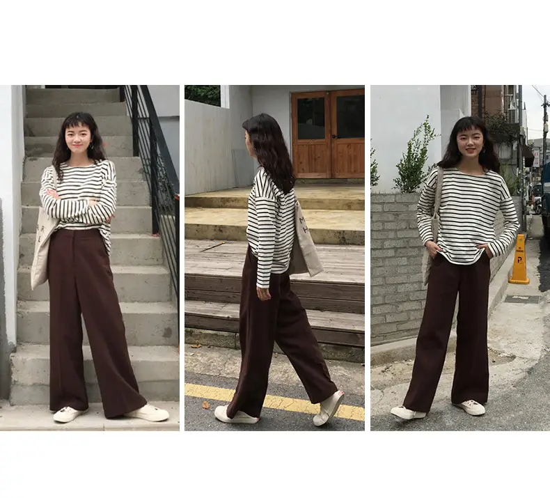 Women Striped Long Sleeve T-Shirt Autumn Winter 2020 — feature 11