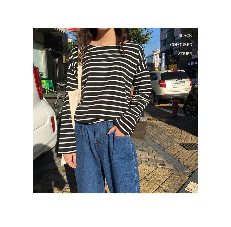 Women Striped Long Sleeve T-Shirt Autumn Winter 2020 — feature 12