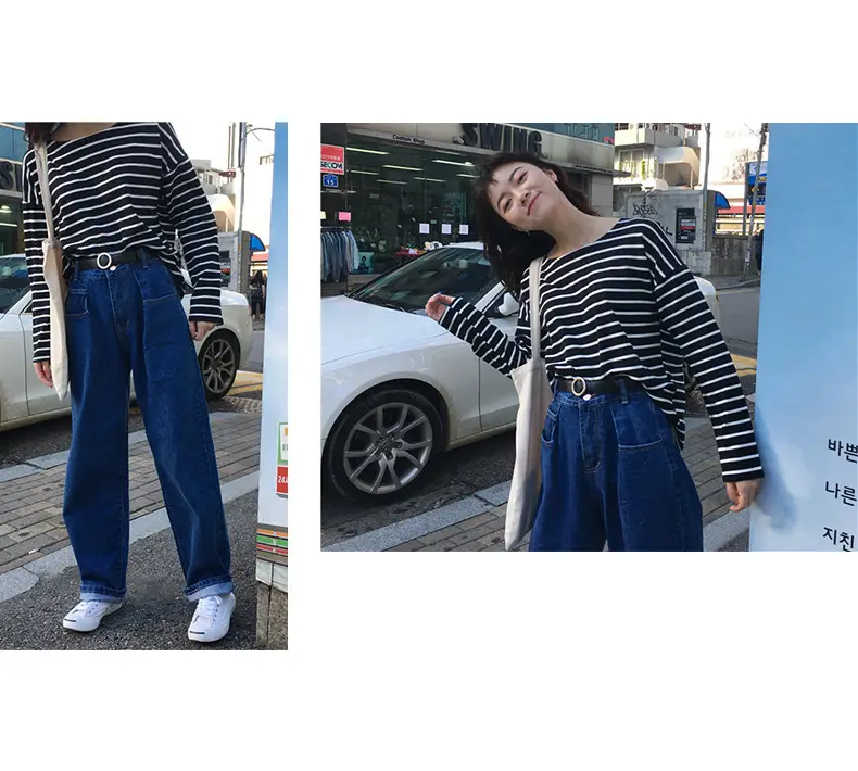 Women Striped Long Sleeve T-Shirt Autumn Winter 2020 — feature 13