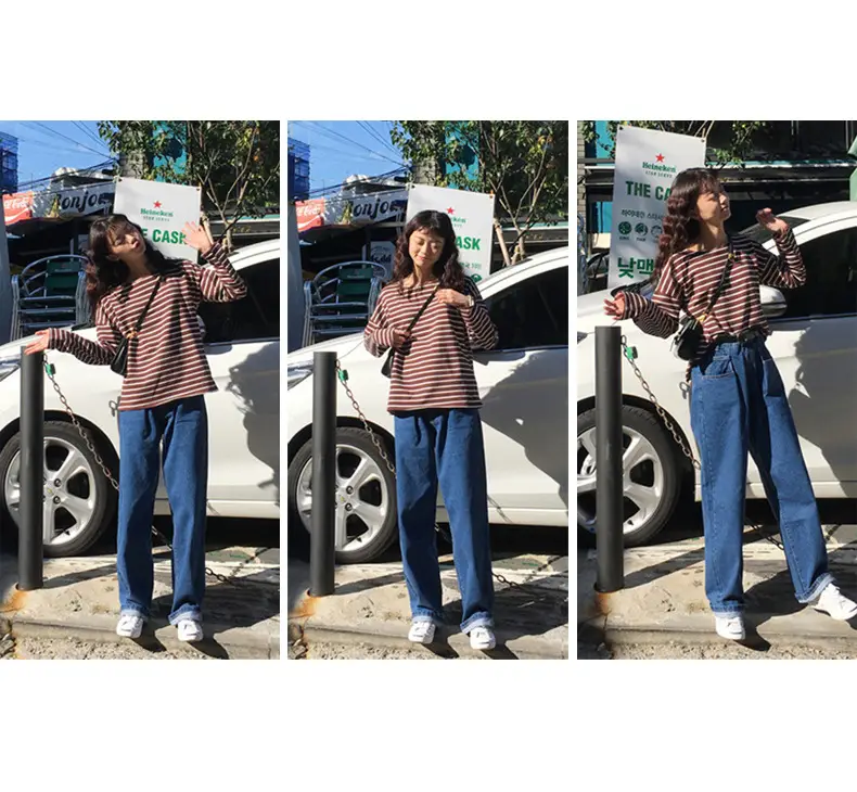 Women Striped Long Sleeve T-Shirt Autumn Winter 2020 — feature 6