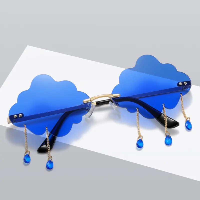 Cloud Sunglasses for Women Street Style Rimless