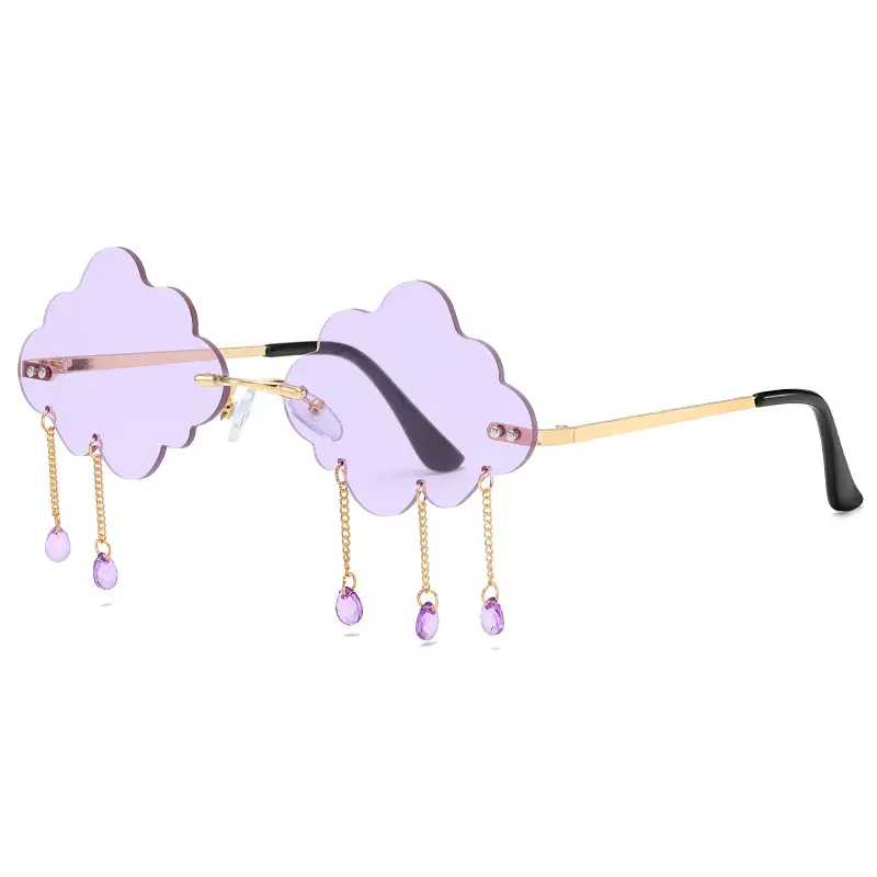 Cloud Sunglasses for Women Street Style Rimless