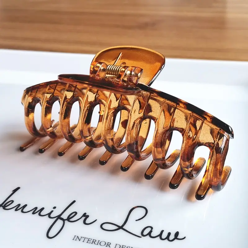 Orange Hair Clip for Women Large Hairpin Clip - Image 17